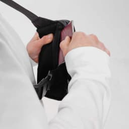 500D Nylon Cut-Resistant Steel Wire Crossbody Bag for Men Outdoor Sports Chest Pack RFID Anti-Theft Wallet Lightweight Phone Org