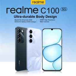 realme C100 5G Smartphone EU Version MediaTek Dimensity 6300 6.8-inch 144Hz Display 6,600mAh Battery 45W Fast Charging 50MP Rear Camera