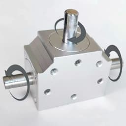 New Right Angle Conical Bevel Gearbox Right Angle Commutator Device Speed Ratio 1:1 Double 8MM Shaft Gear Material 45 Steel