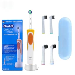 Oral-B D12 Electric Toothbrush Full Waterproof Body Anti-Slip Grip Deep Clean Comes With 8 Brush Heads For Up To 2 Years Of Use