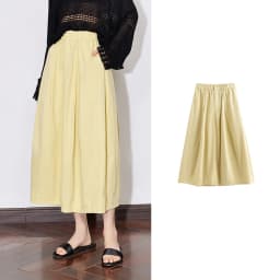 TOYOUTH Women Skirt 2025 Spring New Solid Color Pure Cotton Mid Waist Versatile Ankle Length A Line Umbrella Skirt Black