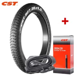CST 26X4.0 ATV Tyre Beach Bicycle Snowmobile Tire Fat Tires 26inch MTB Anti-Slip Electric Bike Tire with Tube 100-559