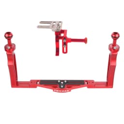 FEICHAO Dual Handle Aluminium Tray Stabilizer Rig for Underwater Camera Housing Case Diving Tray Mount for GoPro13 Action Camera