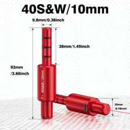 22LR 22 LR 40S&W 30-30 .25 .27 7mm 6.5mm 177 7.62 300win 12GA 45ACP 223rem 9mm Laser Training Bullet Bore Sight Dry Fire Laser