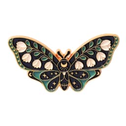 Moth Enamel Pin Moon Star Eye Leaf Animal Badges Brooches for Women Bag Hat Backpack Accessories Jewelry Gift for Friends