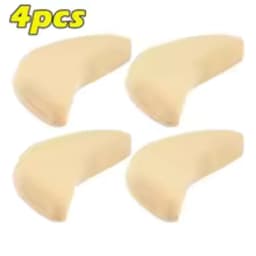 Soft Toe Plug Women High Heel Pain Relief Insert Shoe Palm Cushion Toe Front Filler Sponge Forefoot Pad Adjustable Sizes Insoles