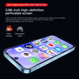 SOYES XS19 Pro 4GB RAM 64GB ROM 8-Core Android 12.0 Mini Smartphone 2000mAh Face Unlock 4G LTE Type-C 3.88‘’ Screen Small Phone