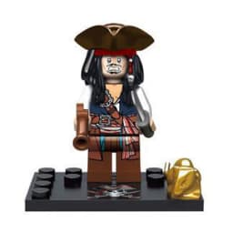 Mini Blocks Navy Pirates Anime Figures Mini Bricks Toys Captain Jack Sparrow Caribbean Figure Blocks Children Assembly Toys