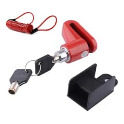 Universal Disc Brake Lock Bike Anti -Theft Disc Lock Mountain Road MTB Cycling Rotor Disc Brake Wheel Lock with Reminder Cable