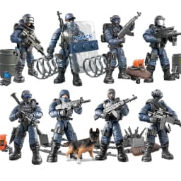 World War Army Military Soldiers Special Forces Model Assemble Building Blocks Bricks Detailed Education Model DIY Birthday Toys