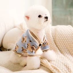 Dog Winter Sweater Knitted Warm Pet Clothes for Small Medium Dogs Chihuahua Puppy Pet Sweaters Yorkshire Cardigan Dog Coat Vest