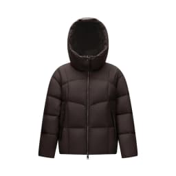 Semir Women Down Jacket 90 Percent Down Fill Hooded Design Loose Fit Mid Length Solid Color Warm Insulation 2026 Winter