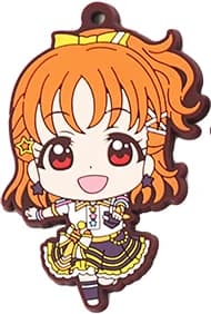 Love Live Sunshine Anime Lovelive Aqours Yoshiko Ruby Chika Hanamaru Dia Kanan Mari Game PVC Keychain
