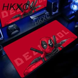 Marvel Deadpool Anime Mouse Pad Office PC Gamer Cabinet Mouse Mat Laptop 900x400 Keyboard Mousepad Extended Desk Mat Cool Carpet