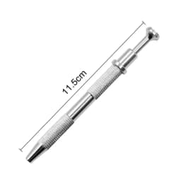 Jewelry Ball Grabber Tool 4-Claw Chip Pickup Tweezers Stainless Steel Retractable Grabber for Pearl Small Parts Jewelry Repair