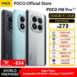 NEW POCO M8 Pro 5G Smartphone Global Version Snapdragon 7s Gen 4 NFC 6.83" 1.5K 120Hz display 6500mAh 100W 50MP Main Camera