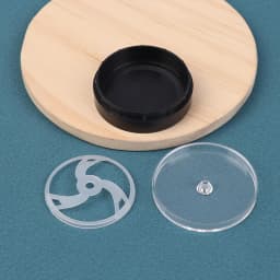 Watch Dial Screen Protector Storage Box With Transparent Dustproof Cover