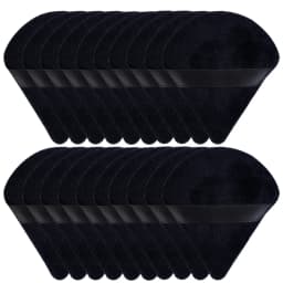 10/20Pcs Triangle Velvet Powder Puff Heart Shaped Makeup Sponges Blender Foundation Cosmetic Facial Sponges Make Up Accessories