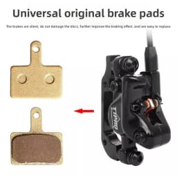 TTPRO MT200 Double Piston Hydraulic Disc Brake Set, Mountain Bike Hydraulic Disc Brake, MTB Hydraulic Brake