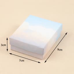 1Pcs Ink Cloud/Marble/Internet Celebrity Paper Box Kraft Paper Handbag Charm Bracelet Necklace Pendant Jewelry Display Gift Box