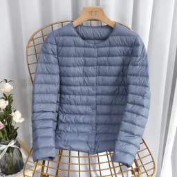 Schinteon Women Ultralight Down Jacket 90% White Duck Down Slim Coat Thin Inner Bottoming Short Garment Winte Autumn Outwear
