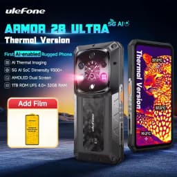 Ulefone Armor 28 Ultra 5G AI Rugged Phone 6.67" 16GB+1TB Thermal Imaging Night Vision 10600mAh Dimensity 9300 NFC Smartphone