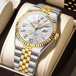 POEDAGAR High Quality Original Men Clock Waterproof Luminous Date Luxury Man Watch Stainless Steel Quartz Men's Watches Male+Box
