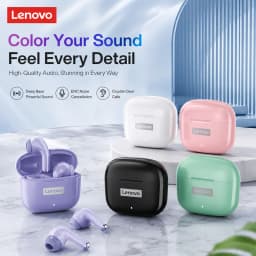 Lenovo LP40 Pro TWS Wireless Headphones Bluetooth 5.4 HiFi Stereo Earphones Gaming Sports Touch Control HD Call With Mic Earbuds
