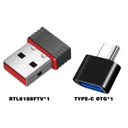BOYHOM R36S WiFi Upgrade Kit RTL8188FTV Chip USB Dongle Type-C OTG for R36H R36 Plus Portable Console Netplay Online Gift