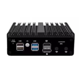 Fanless PfSense Firewall Soft Router J6412 N5105 N100 4x I226-V 2.5G LAN NVMe Barebone Mini PC HDMI2.0 DP AES-NI OPNsense Win11