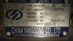Y385T-6-10400, Fuel Return Pipe for Yangdong Y380T, Y385T for Tractor Like Jinma JM254 Series