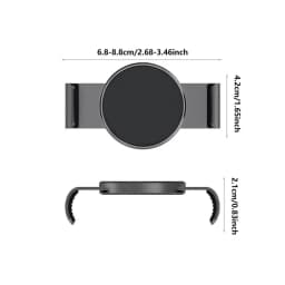 Phone Clamp for Magnetic Car Mount | Metal Phone Clamp Strong Magnetic Mount Clip | Magnet Car Holder Cell Phone Magnetic Plate