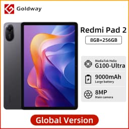 Global Version Xiaomi Redmi Pad 2 Tablets 128GB/256GB 11" 2.5K 90Hz Display MTK Helio G100-Ultra 9000mAh Battery Dolby Atmos