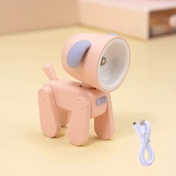 New Mini Night Light USB Rechargeable Table Lamp Cartoon Desktop Ornament Dormitory Bedroom Ambient Light Holiday Children Gifts