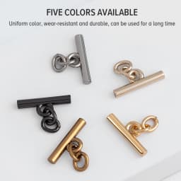 CRAZYSMITH 2 Pcs Metal Bag Chain Transformation Accessories Buckle Handbag Wallet Crossbody Chains Modification DIY Bag Strap