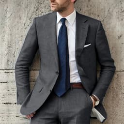 Blue Men Suits Elegant Full Set Notch Lapel Single Breasted Luxury 2 Piece Jacket Pants Slim Fit Wedding Costume for Groom 2024