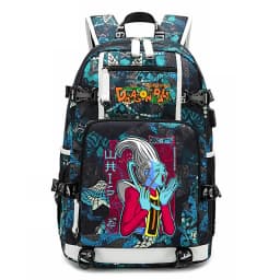 Dragon Ball Z Printed Student Backpack Large Capacity Casual Daypack for Kids Teenagers School Travel