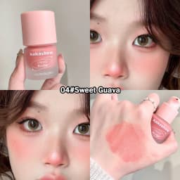 Vitality Six Colors Liquid Blush Moisturizing Watery Long-Lasting Makeup Easy to Smudge Cheek Rouge For Natural Flawless Look