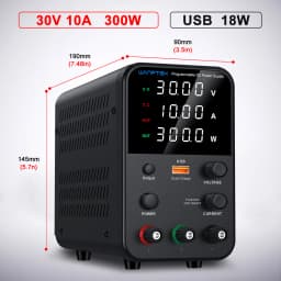 Wanptek Laboratory Power Supply 30V 5A 30V 10A 60V 5A 120V 3A Adjustable Bench DC Power Supply