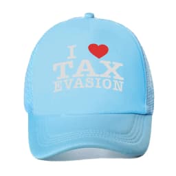 “Tax Evasion Humor, Meme Design” Mesh Baseball Cap