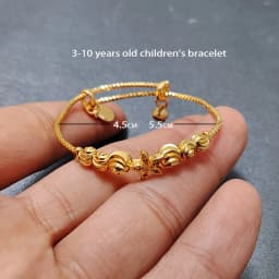 20 Styles Dubai Gold Color Baby Bangles For Kids Baby Promotion Sale Child Birthday Gifts Children'S Bracelets