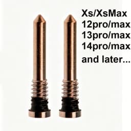 4Pcs Pentalobe Bottom Charging Port Screws Replacement for Apple iPhone 15 14 13 12 11 Pro Max Mini X XS XR 8 7 6S 6 5S