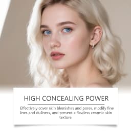 Color Changing Foundation Stick Blemish Cover Concealer Moisturizing Skin Brightening Invisible Pores High Coverage Makeup Base