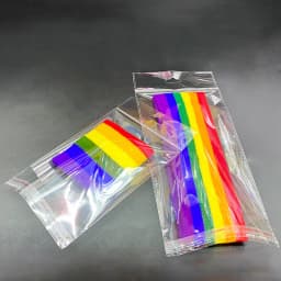 50pcs Transparent Self Sealing Bag Plastic Self Adhesive Bag with European Hole Hang Packaging for Jewelry Display Retail