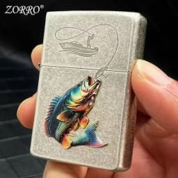 Zorro Kerosenes Windproof Lighter 3D Ancient Silver Cross Stamp Retro Grinding Wheel Design for Wholesale