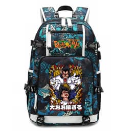 Dragon Ball Z Printed Student Backpack Large Capacity Casual Daypack for Kids Teenagers School Travel