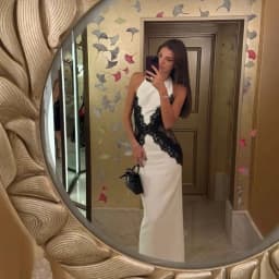Elegant White Long Dress Women's Halter Backless Casual Black Lace Patchwork Slit Maxi Dresses Evening Party Cocktail Prom 2026