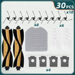 Fit For Dreame F20/F20 Plus/F21/F21 Plus/D20 Air Plus/F20 Eco/F20 Eco Plus/L30s Plus Main Brush Side Brush Filter Mop Dust Bag