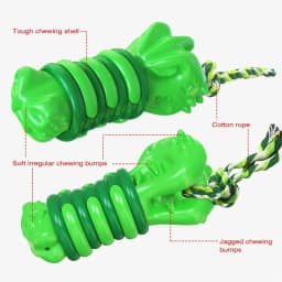 Large Breed Dog Toys for Aggressive Chewers - Almost Indestructible Interactive Squeaky Giggle Chew Toy Long Lasting Tough Pet P