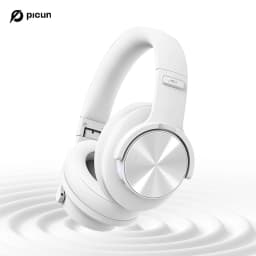 Picun B8 Bluetooth Headphones 120H Playtime Headset Wireless Bluetooth 3EQ Mode Low Latency Hands-Free Calls Over Ear Headphones
